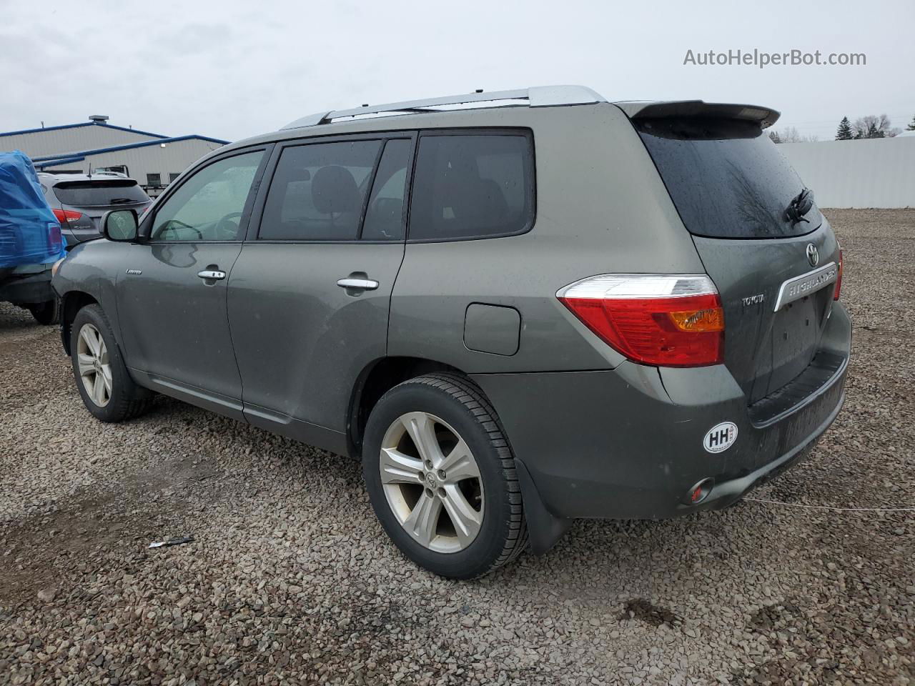 2008 Toyota Highlander Limited Green vin: JTEES42A282051752