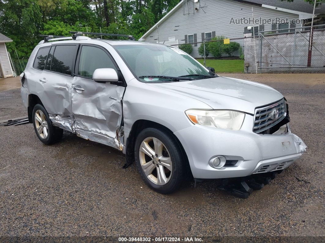 2008 Toyota Highlander Limited Silver vin: JTEES42A282079552