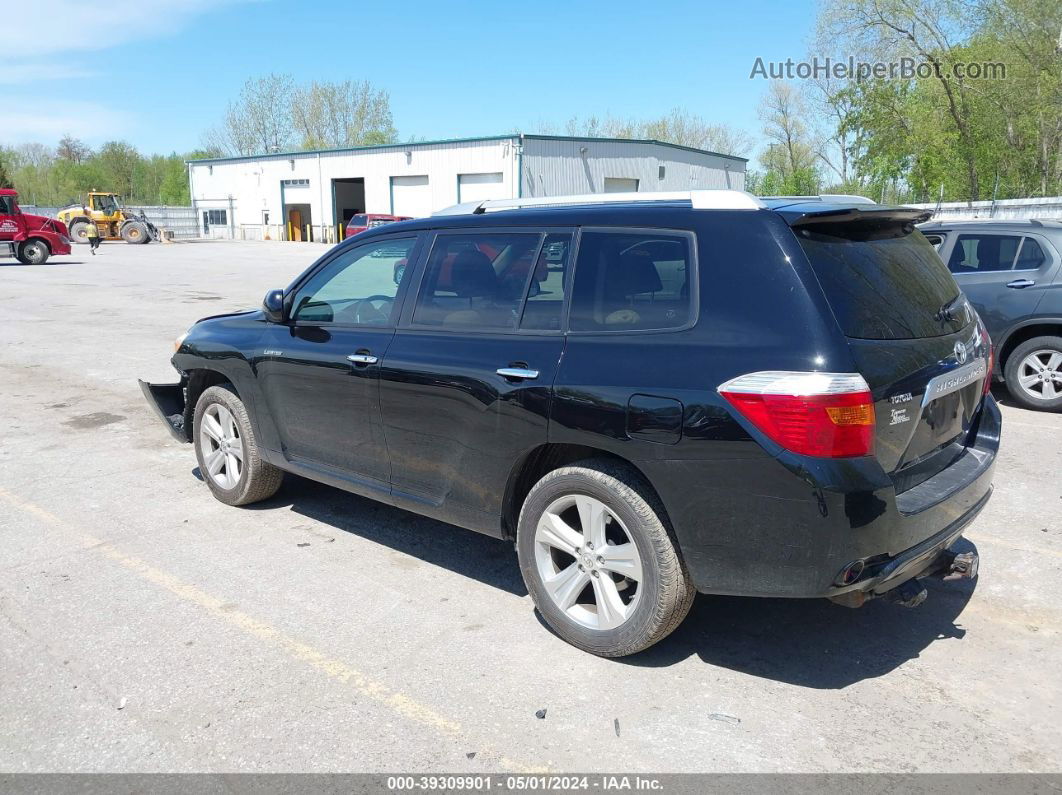 2008 Toyota Highlander Limited Черный vin: JTEES42A282099641