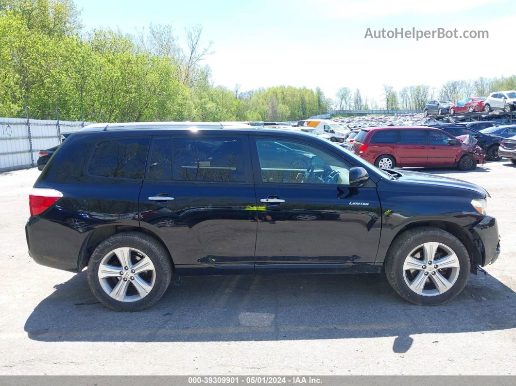 2008 Toyota Highlander Limited Черный vin: JTEES42A282099641