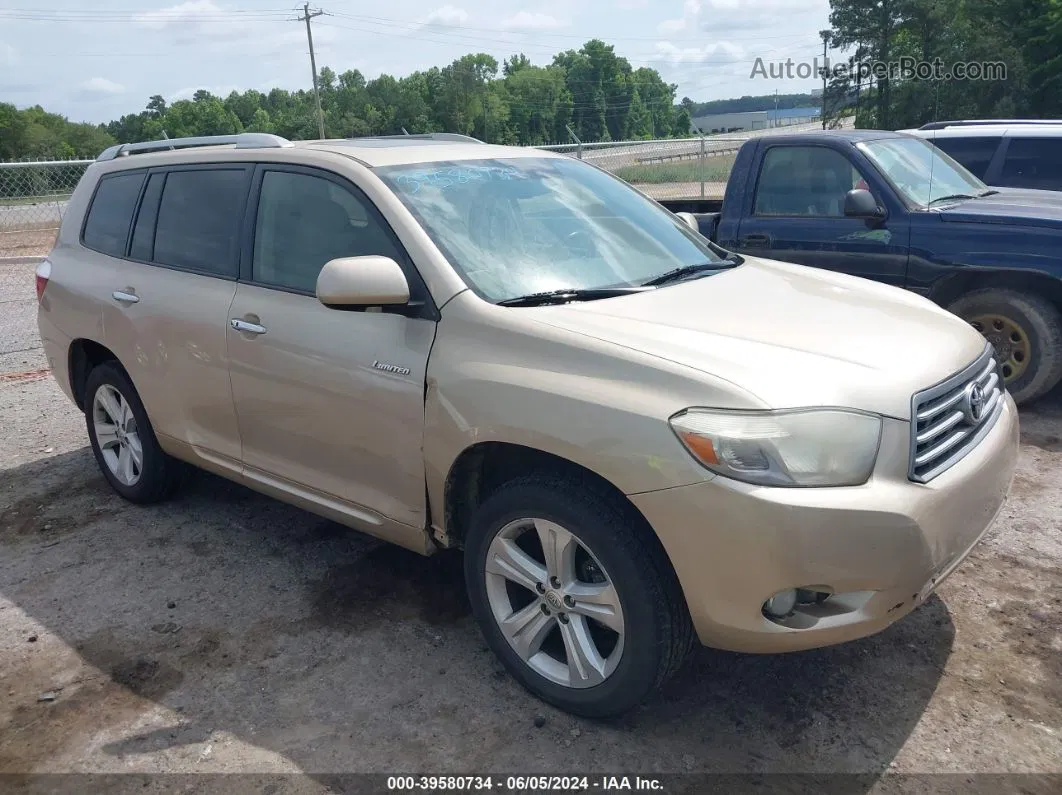 2008 Toyota Highlander Limited Gold vin: JTEES42A282108662