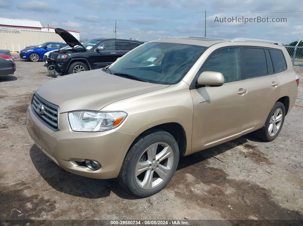 2008 Toyota Highlander Limited Gold vin: JTEES42A282108662