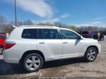 2008 Toyota Highlander Limited White vin: JTEES42A382082718