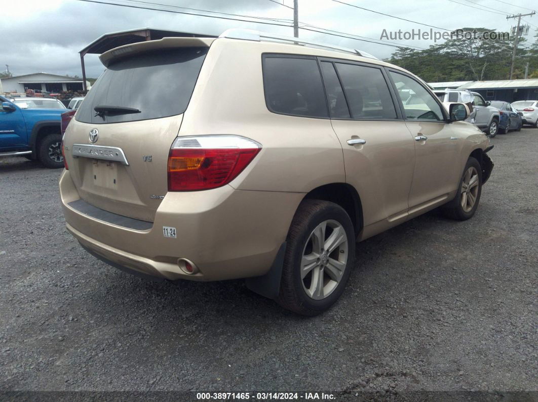 2008 Toyota Highlander Limited Gold vin: JTEES42A482007820