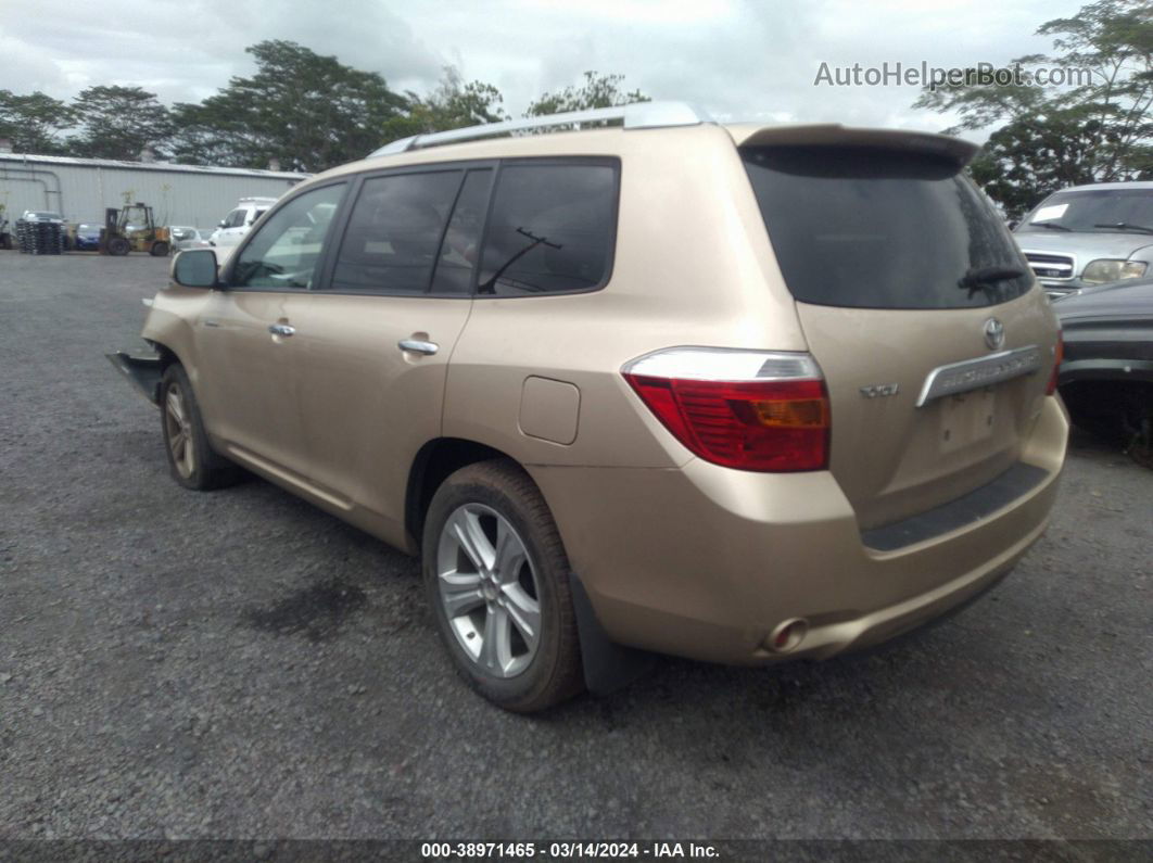 2008 Toyota Highlander Limited Gold vin: JTEES42A482007820