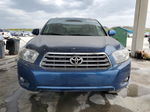 2008 Toyota Highlander Limited Blue vin: JTEES42A482020728