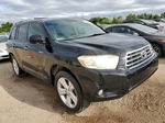 2008 Toyota Highlander Limited Black vin: JTEES42A482084767