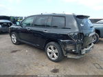 2008 Toyota Highlander Limited Black vin: JTEES42A582001945