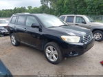 2008 Toyota Highlander Limited Black vin: JTEES42A582001945