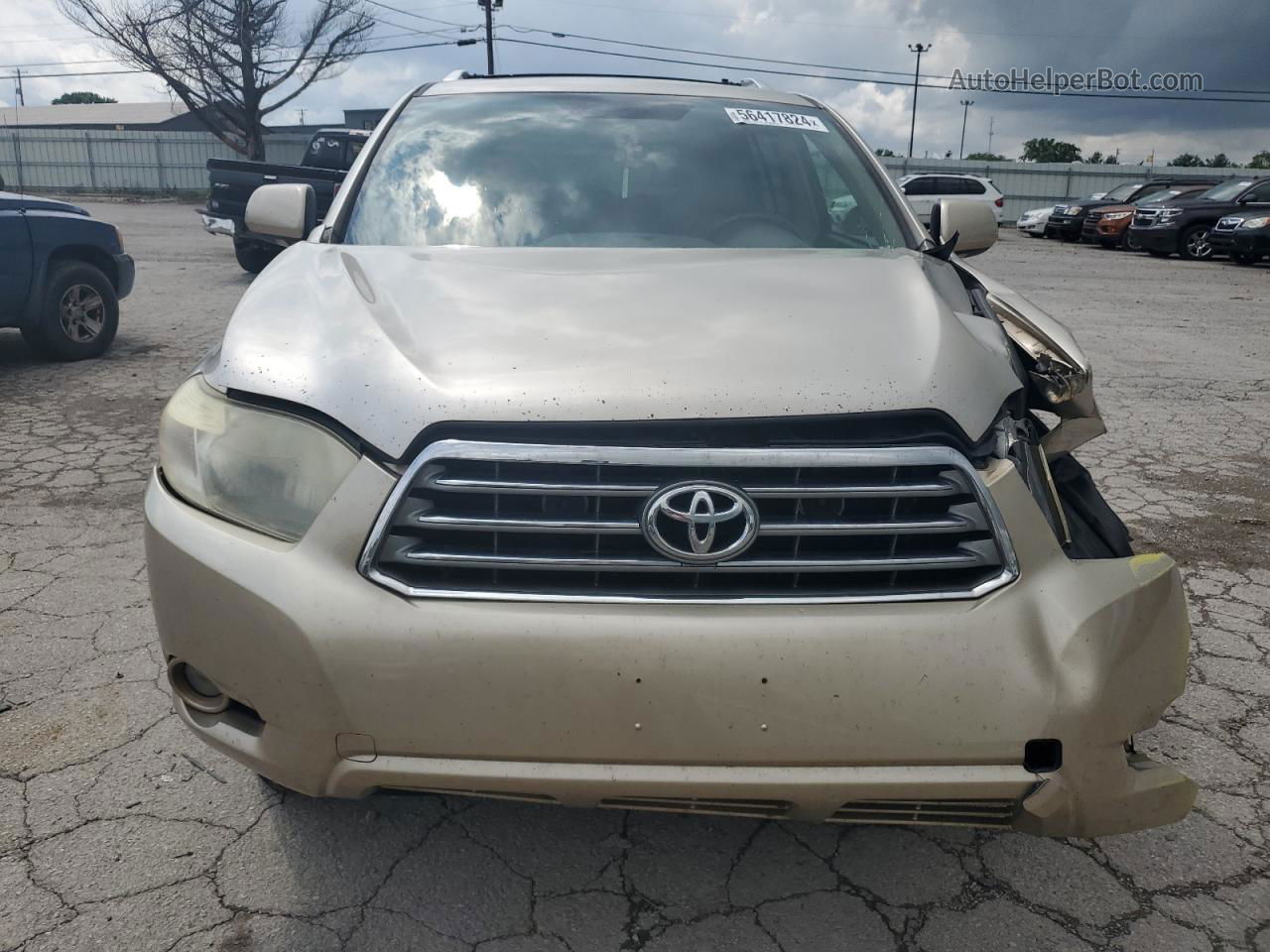 2008 Toyota Highlander Limited Gold vin: JTEES42A682032377