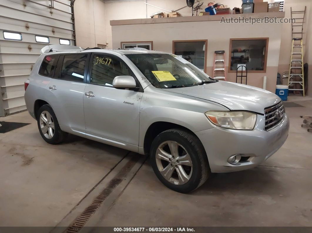 2008 Toyota Highlander Limited Gray vin: JTEES42A682055464