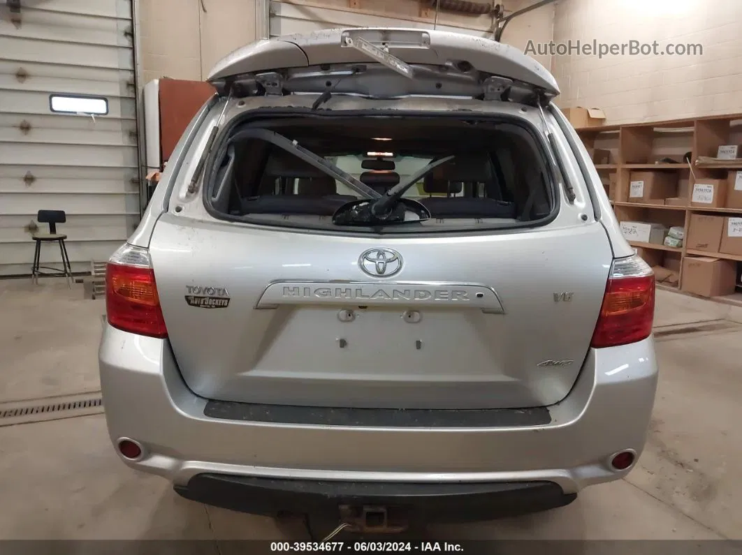 2008 Toyota Highlander Limited Серый vin: JTEES42A682055464