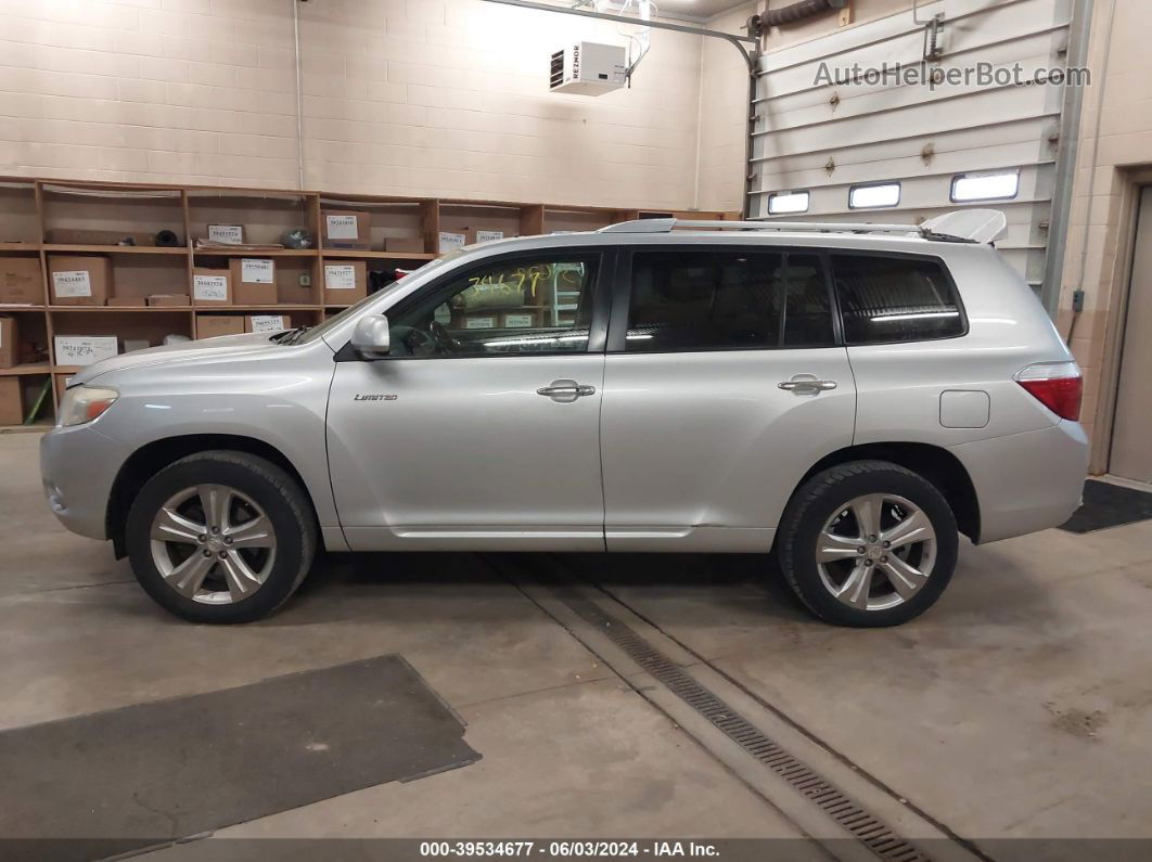 2008 Toyota Highlander Limited Серый vin: JTEES42A682055464