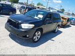 2008 Toyota Highlander Limited Черный vin: JTEES42A882050170