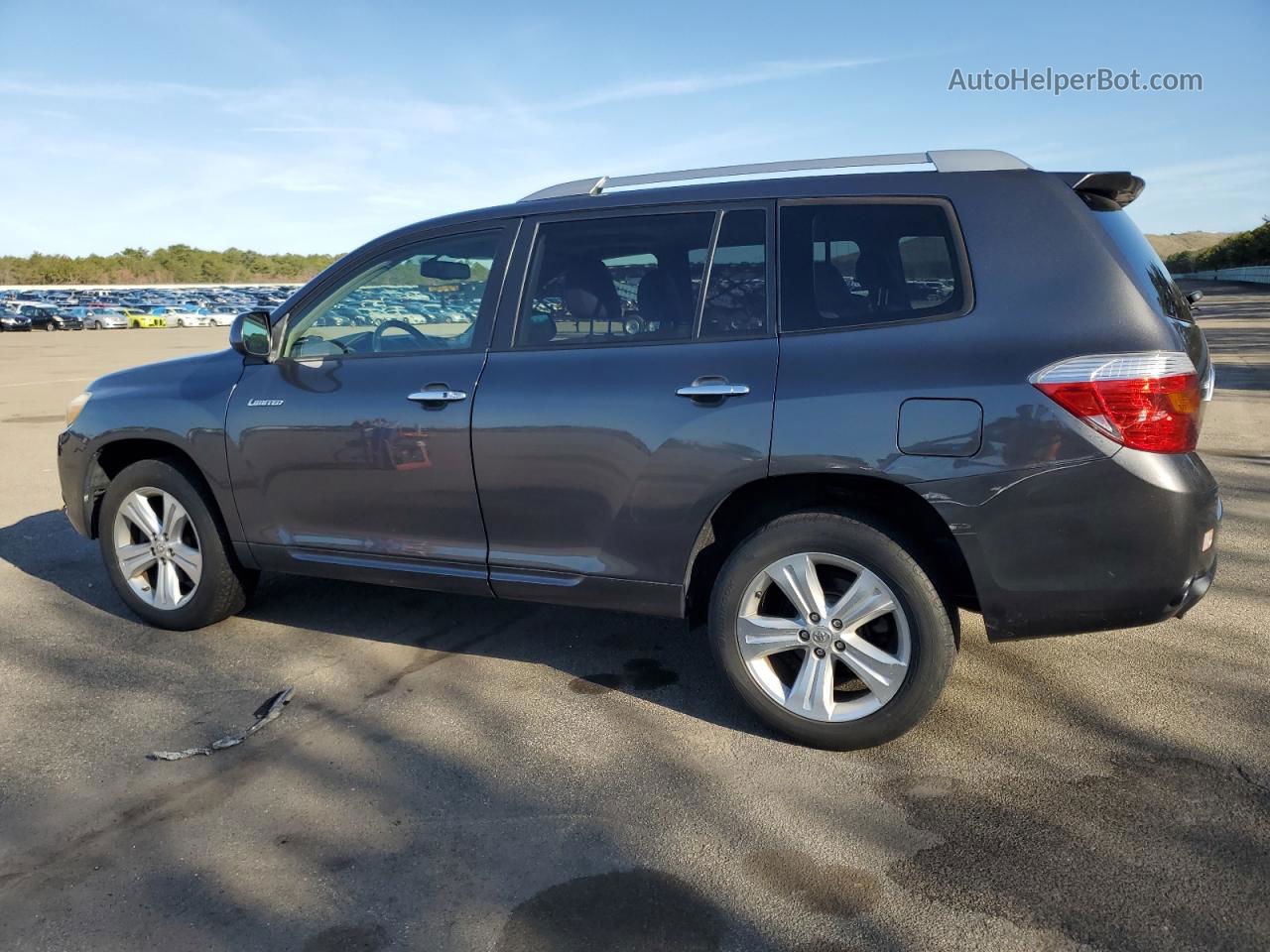 2008 Toyota Highlander Limited Gray vin: JTEES42A882053733