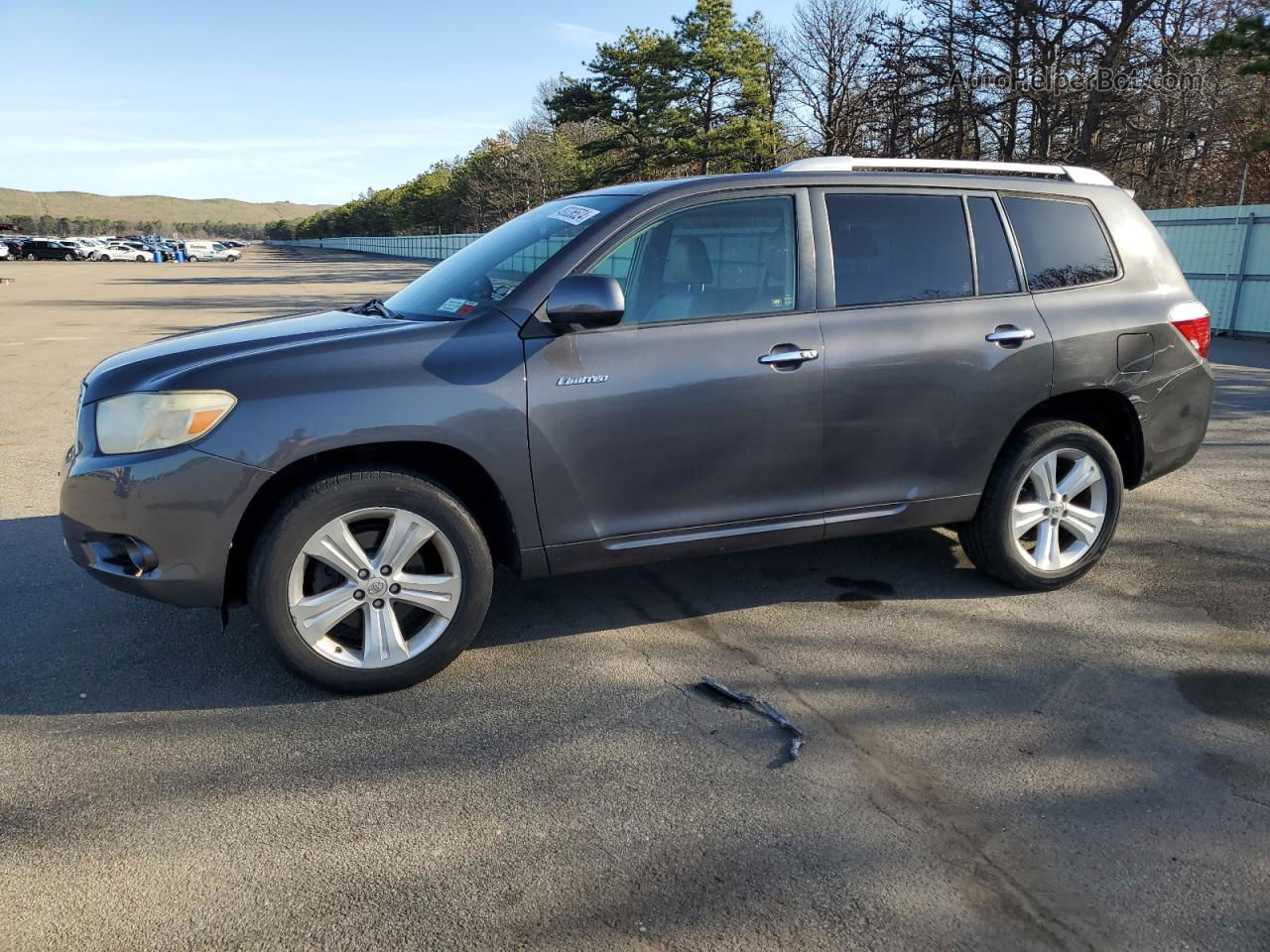 2008 Toyota Highlander Limited Gray vin: JTEES42A882053733