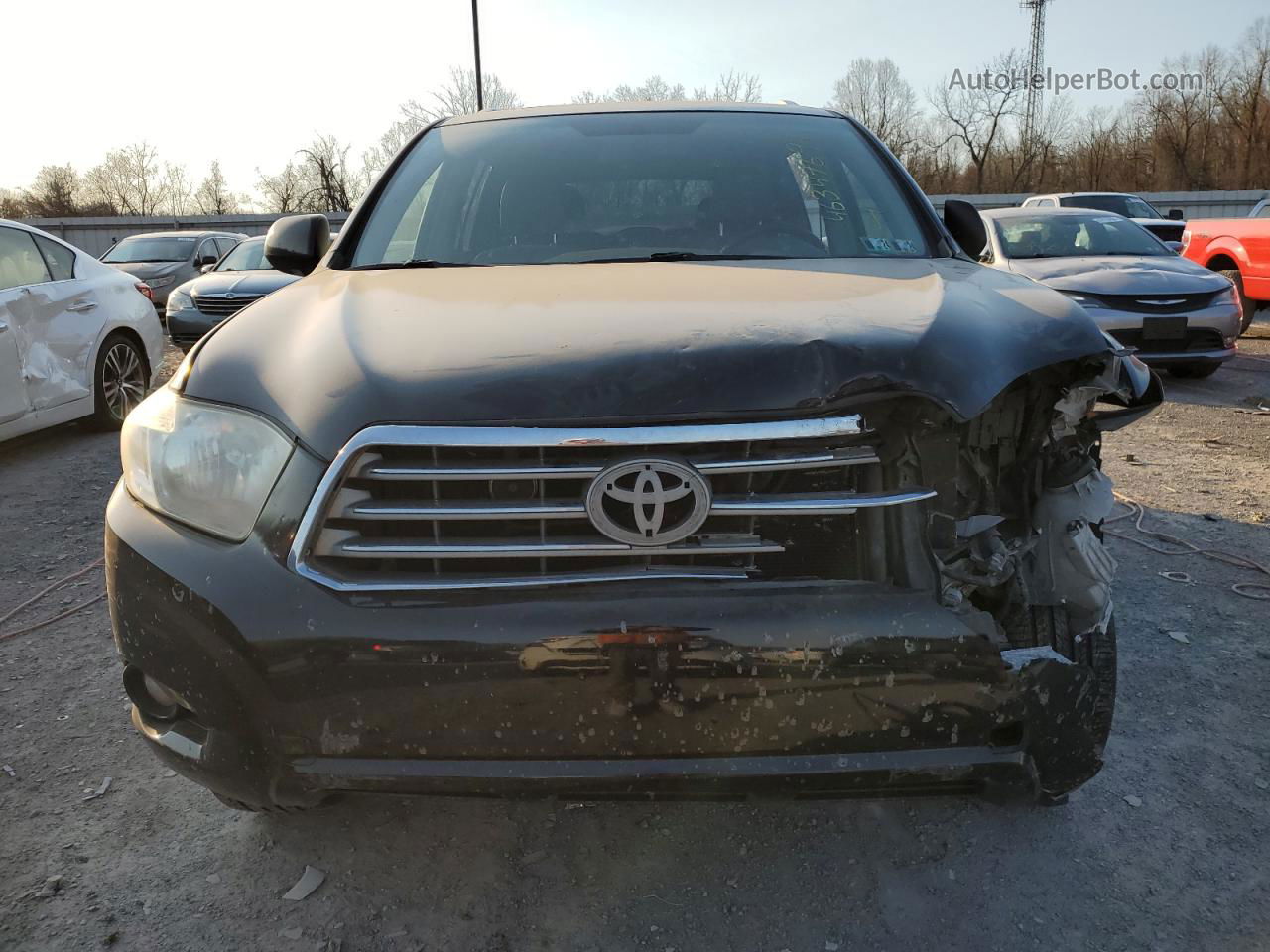 2008 Toyota Highlander Limited Черный vin: JTEES42A982012897