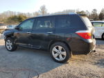 2008 Toyota Highlander Limited Black vin: JTEES42A982012897