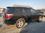 2008 Toyota Highlander Limited Black vin: JTEES42A982012897