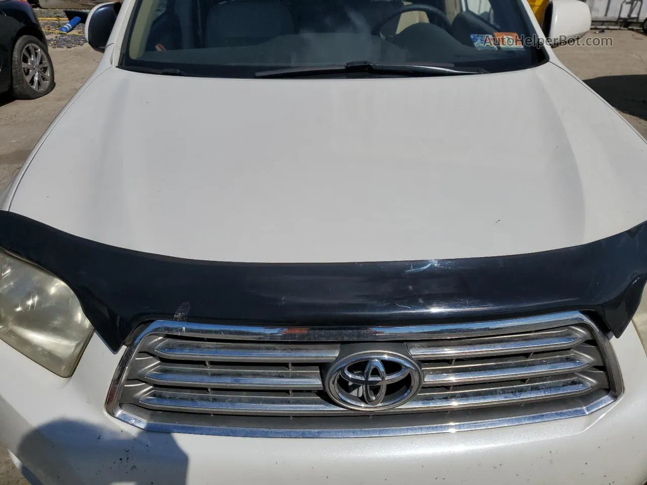 2008 Toyota Highlander Limited White vin: JTEES42AX82002850