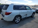 2008 Toyota Highlander Limited White vin: JTEES42AX82002850