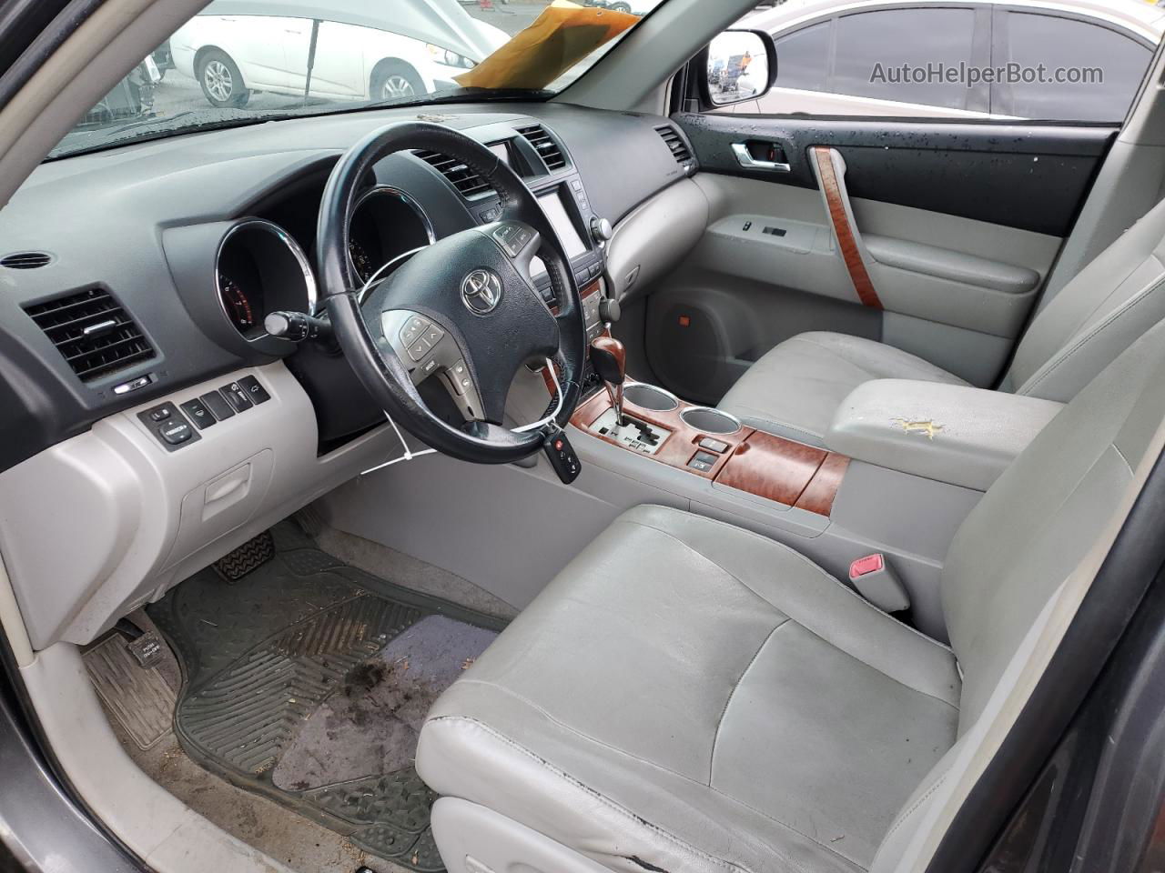 2008 Toyota Highlander Limited Угольный vin: JTEES42AX82051708