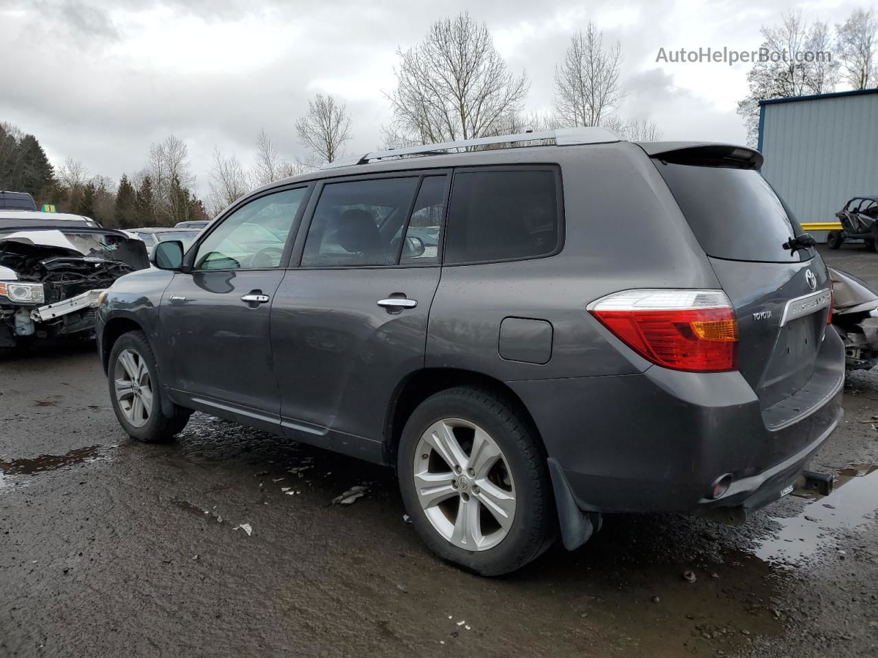 2008 Toyota Highlander Limited Угольный vin: JTEES42AX82051708