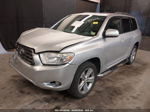 2008 Toyota Highlander Sport Silver vin: JTEES43A082012429