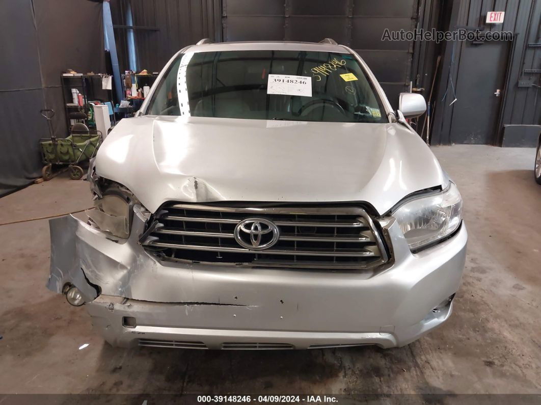 2008 Toyota Highlander Sport Silver vin: JTEES43A082012429