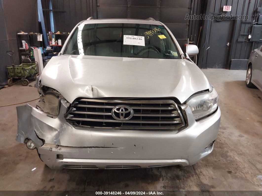 2008 Toyota Highlander Sport Silver vin: JTEES43A082012429