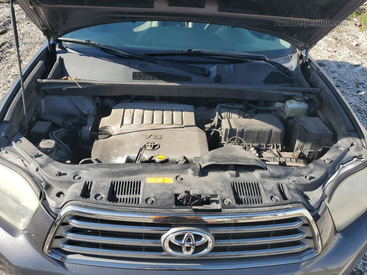 2008 Toyota Highlander Sport Gray vin: JTEES43A182089021