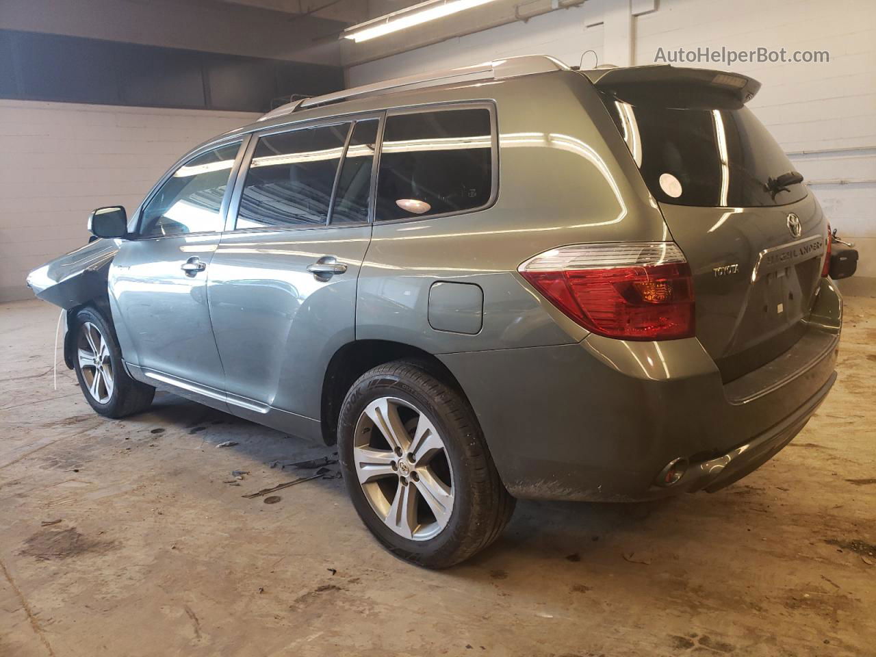 2008 Toyota Highlander Sport Green vin: JTEES43A182104133