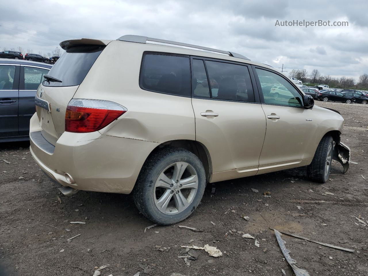 2008 Toyota Highlander Sport Gold vin: JTEES43A282079761