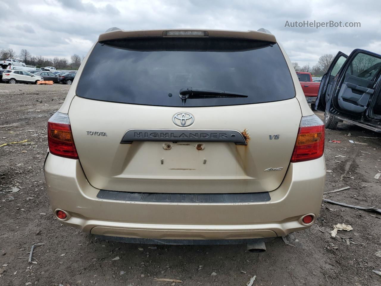 2008 Toyota Highlander Sport Gold vin: JTEES43A282079761