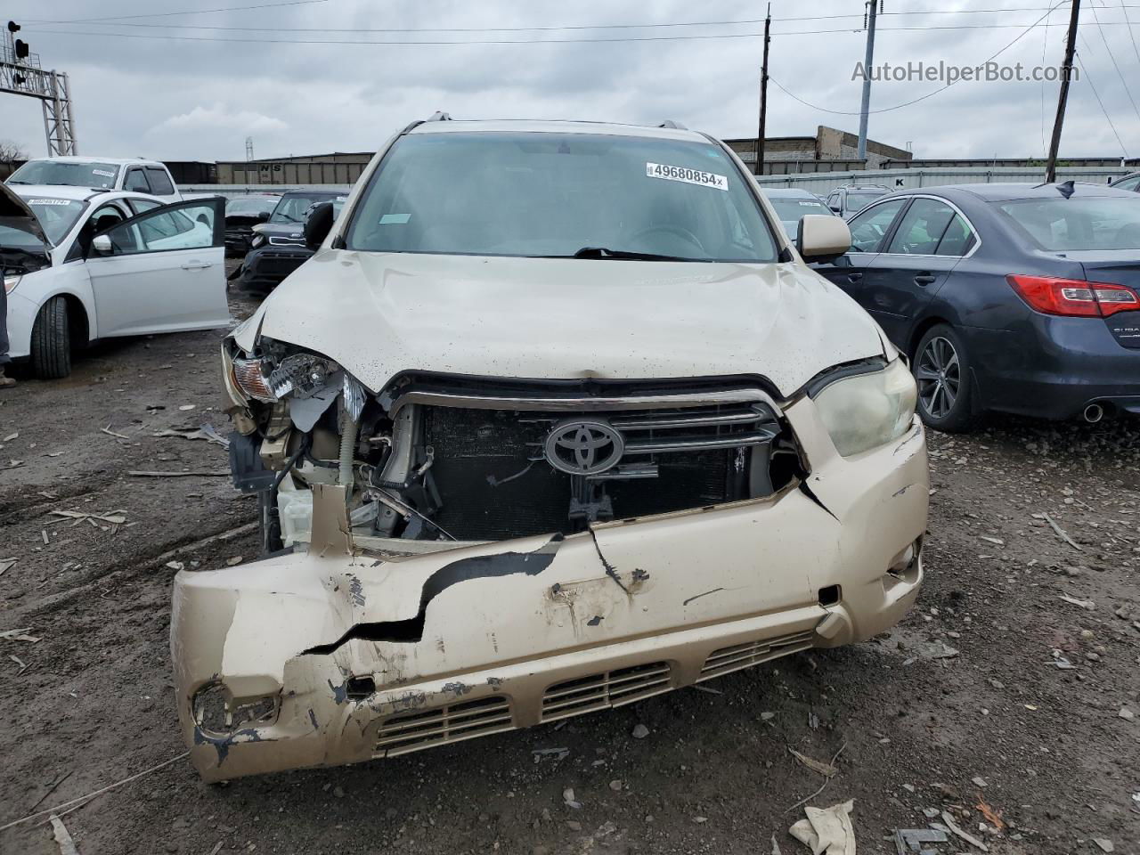 2008 Toyota Highlander Sport Gold vin: JTEES43A282079761