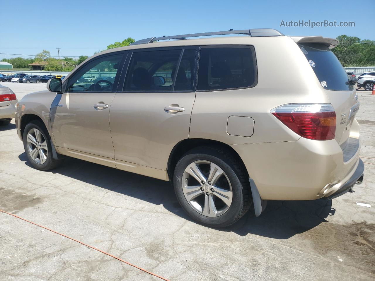 2008 Toyota Highlander Sport Gold vin: JTEES43A282091408