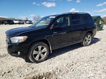 2008 Toyota Highlander Sport Black vin: JTEES43A482043294