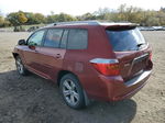 2008 Toyota Highlander Sport Red vin: JTEES43A482108063