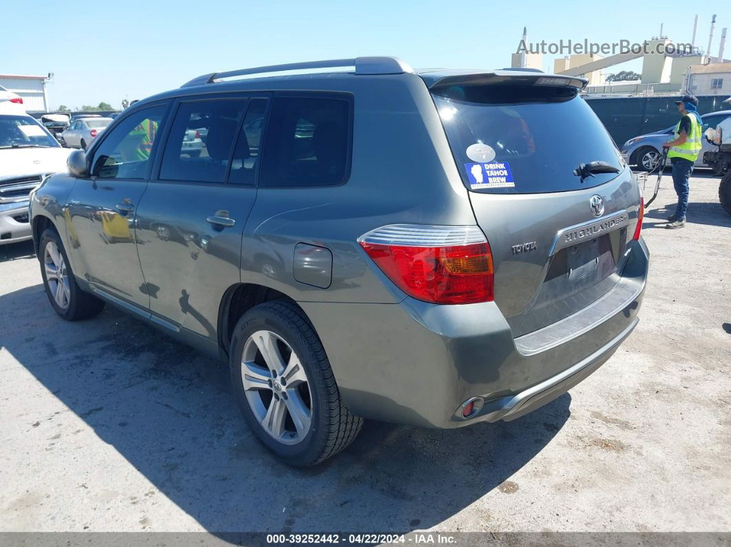 2008 Toyota Highlander Sport Gray vin: JTEES43A782043225