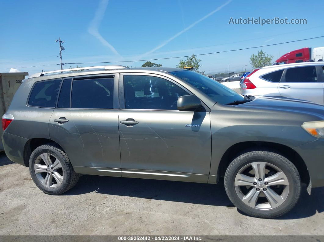 2008 Toyota Highlander Sport Gray vin: JTEES43A782043225