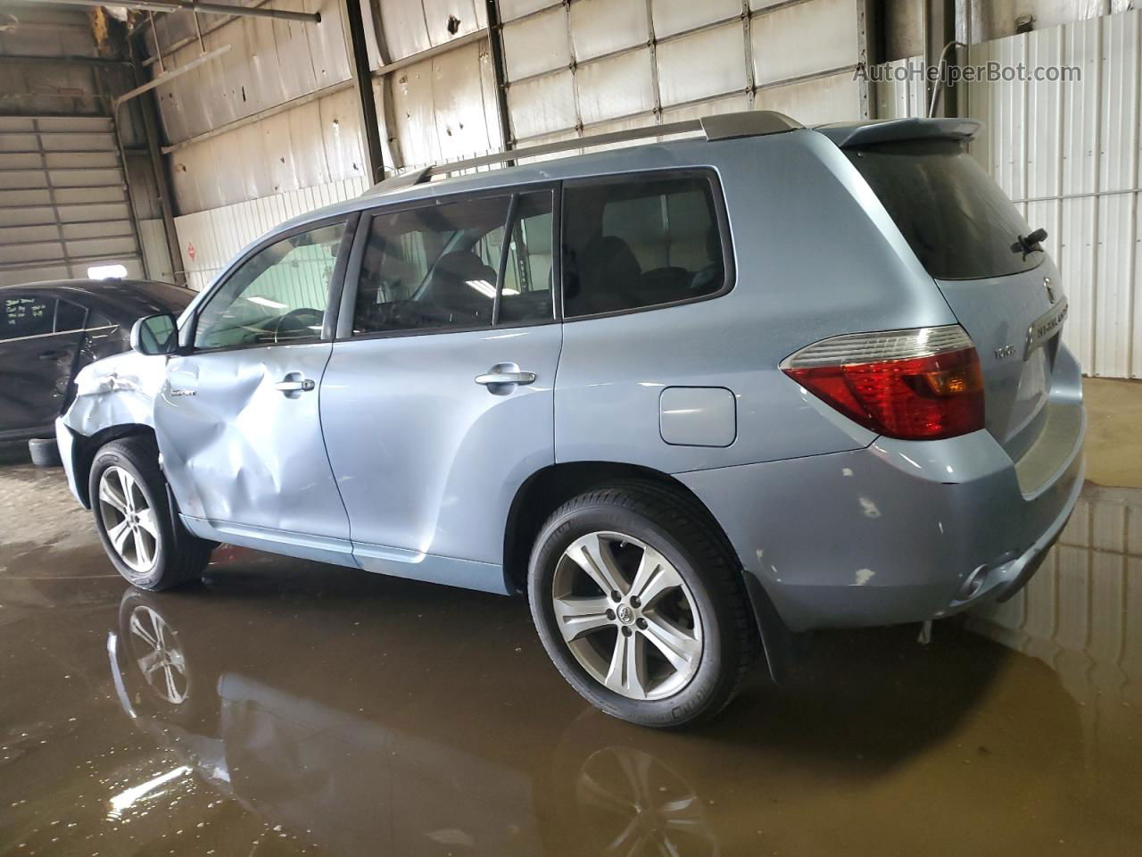 2008 Toyota Highlander Sport Серый vin: JTEES43A882024859