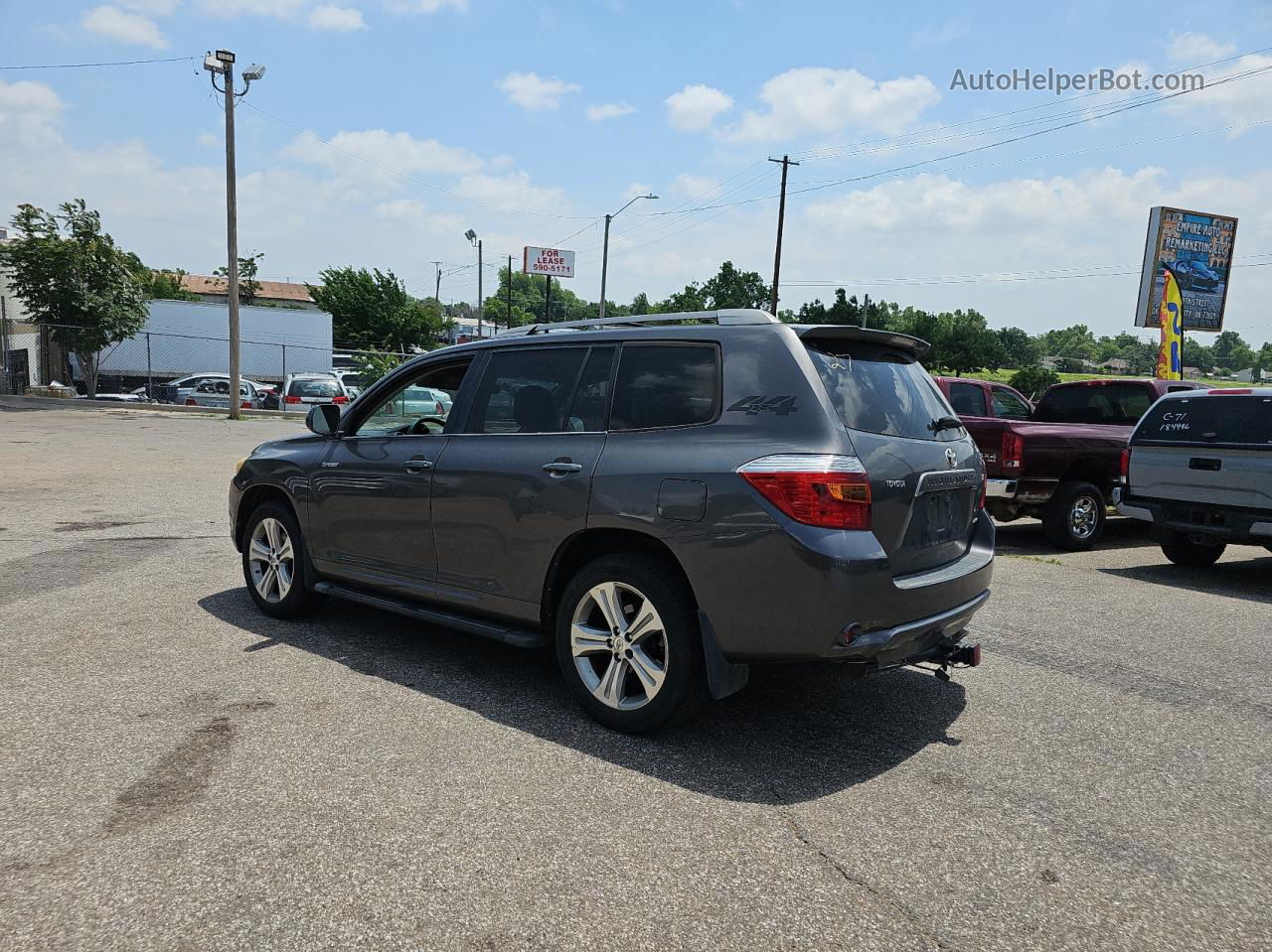 2008 Toyota Highlander Sport Серый vin: JTEES43A882084737