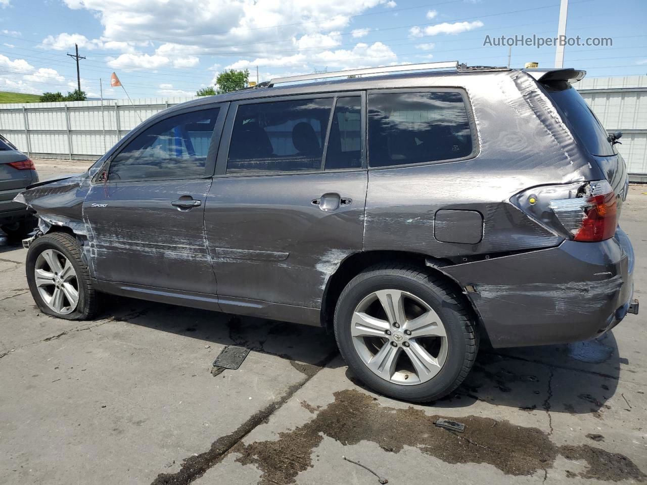 2008 Toyota Highlander Sport Charcoal vin: JTEES43A982083127