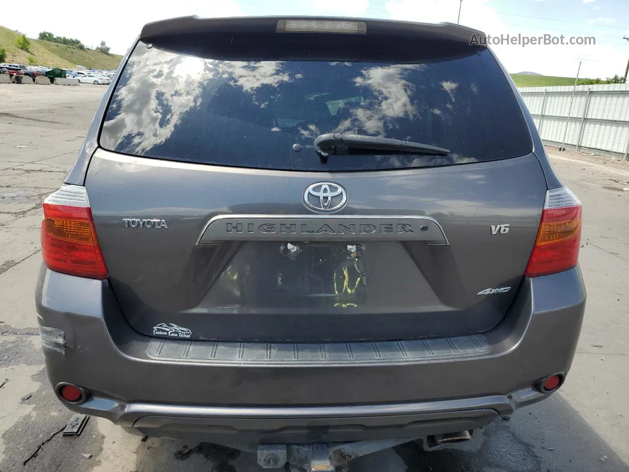 2008 Toyota Highlander Sport Угольный vin: JTEES43A982083127