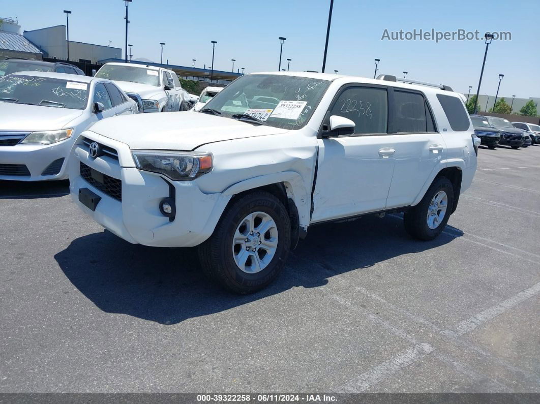 2021 Toyota 4runner Sr5 White vin: JTEEU5JR6M5238735