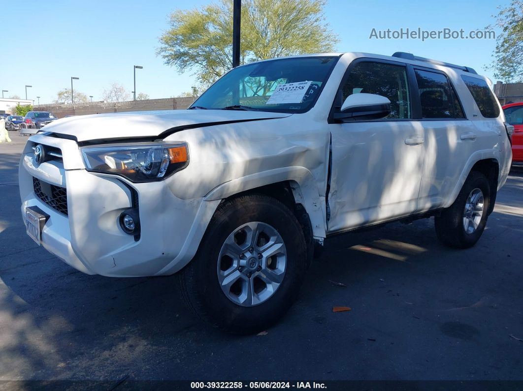 2021 Toyota 4runner Sr5 White vin: JTEEU5JR6M5238735