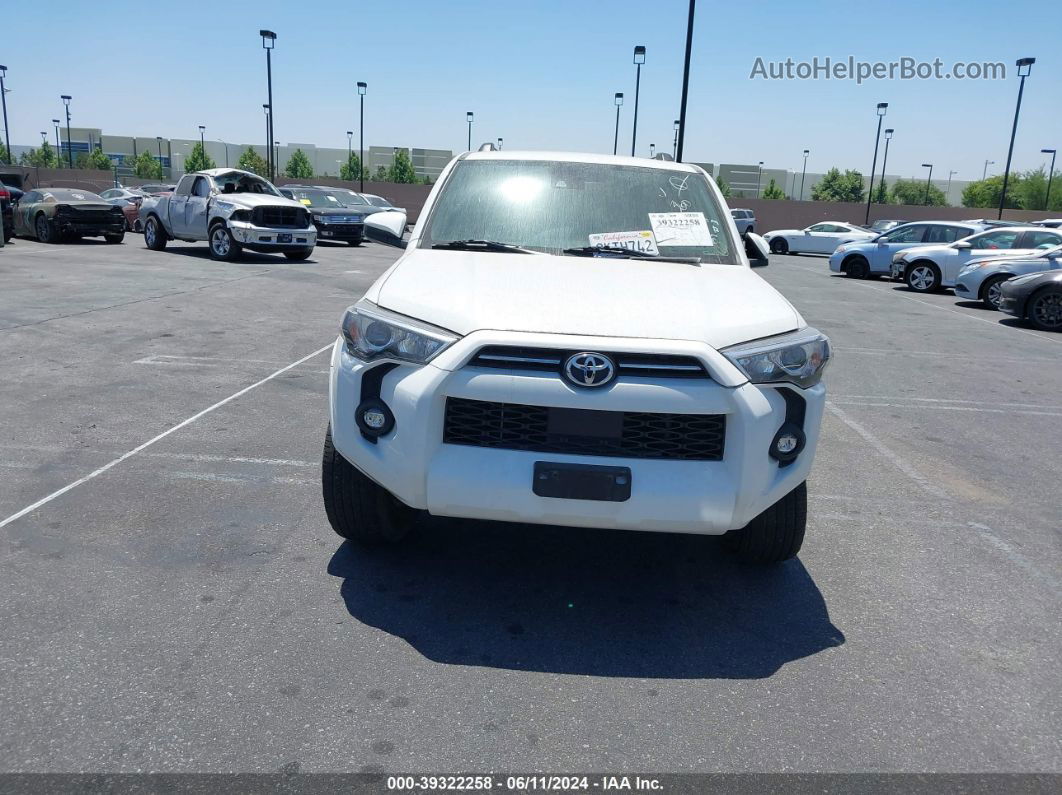 2021 Toyota 4runner Sr5 White vin: JTEEU5JR6M5238735