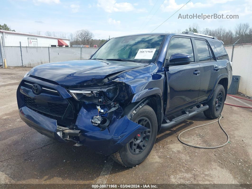 2021 Toyota 4runner Sr5 Dark Blue vin: JTEEU5JR8M5237151