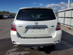 2008 Toyota Highlander Hybrid White vin: JTEEW41A182019641