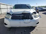 2008 Toyota Highlander Hybrid White vin: JTEEW41A182019641